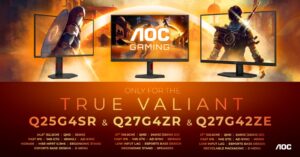 AOC lansează monitoare QHD cu preț accesibil și refresh de până la 300 Hz