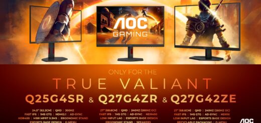 AOC lansează monitoare QHD cu preț accesibil și refresh de până la 300 Hz
