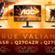 AOC lansează monitoare QHD cu preț accesibil și refresh de până la 300 Hz